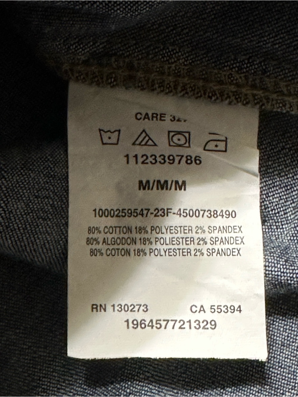 🆕 Lee Men’s Extreme Motion Indigo Denim Button-Down Shirt - Picture 6 of 6